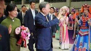 中越媒体聚焦：广西艺术学院师生参与接待越共中央总书记、国家主席苏林及夫人吴芳璃展演